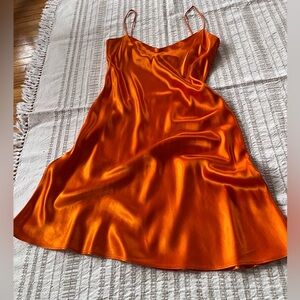Bias cut mini dress
